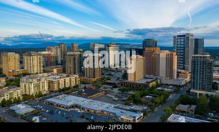Bellevue ist eine Stadt im pazifischen Nordwesten Stockfoto