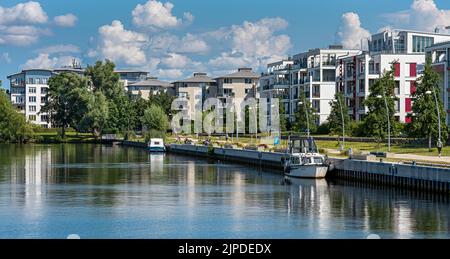 Häusliche Leben, schwerin, Hafengebiet, zu Hause, häusliche Leben, Wohnen, schwerins, Hafengebiete Stockfoto