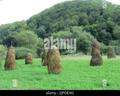 Die Landschaft Rumäniens fasziniert mit ihren märchenhaften Landschaften Touristen aus aller Welt Stockfoto