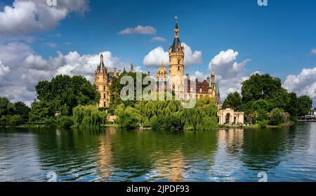 Schloss schwerin, Schlösser schwerin Stockfoto