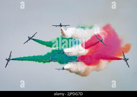 Frecce Tricolori Stockfoto