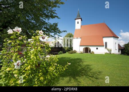 abtsdorf, filialkirche St. philippus und jakobus Stockfoto