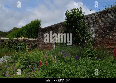 Herstmonceux Castle Gardens East Sussex großbritannien Stockfoto