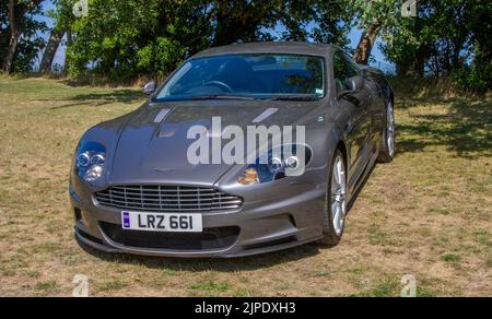 2008 Grey ASTON MARTIN DBS V12 5935 ccm Supersportwagen in Southport, Großbritannien Stockfoto