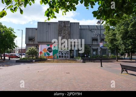 Turnpike Centre, Leigh, Manchester, Großbritannien. Eine Vielzahl von Bildern aus unterschiedlichen Positionen. Stockfoto