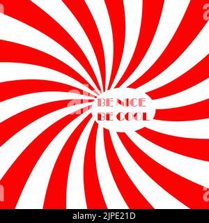 Groovig verdrehter Hintergrund. Verdrehte und verzerrte Vektorgrafik im trendigen Retro-Psychedelic-Stil. Die Ästhetik der Hippies der 70s. Stock Vektor