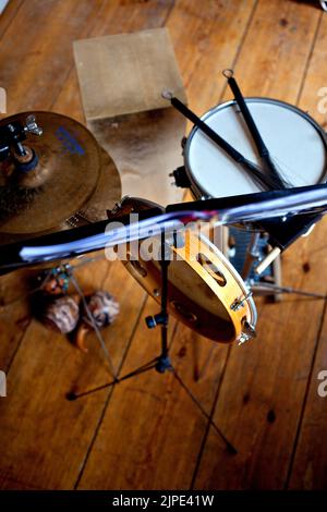 Musik, Schlagzeug, pandeiro, chekere, rahmentrommel, Musik, Percussions Stockfoto