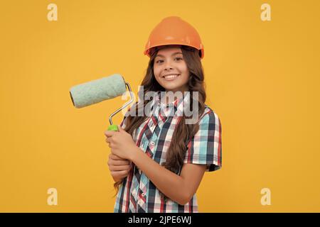 Perfekte Renovierungsarbeit. Verbessern Sie Ihre Kindheit. Future Engineer. Verbesserung. Stockfoto