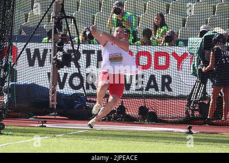 München, Allemagne. 17. August 2022. Wojciech Nowicki aus Polen während der Leichtathletik, Hammerwurf der Männer bei den Europameisterschaften München 2022 am 17. August 2022 in München, Deutschland - Foto Laurent Lairys/DPPI Credit: DPPI Media/Alamy Live News Stockfoto