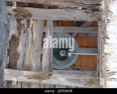 Kirche aus dem 19.. Jahrhundert der St. Athanasios in Palaiokasthon, Chalkidiki Stockfoto
