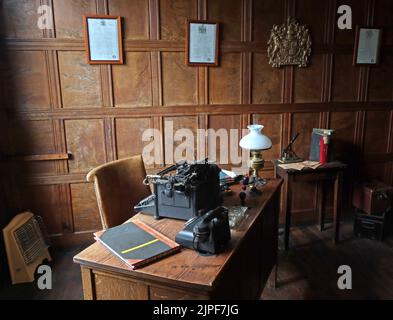 HP Bulmer Boardroom, wie 1920er, Hereford City, Herefordshire, England, Großbritannien Stockfoto