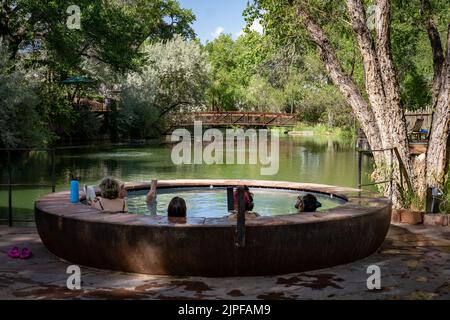 Ojo Santa Fe Spa Resort Stockfoto