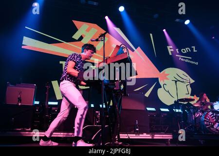 Toronto, Kanada. 17. August 2022. Keyboarder Julian Corrie von der schottischen Rockband Franz Ferdinand tritt im History Nightclub in Toronto, KANADA auf Kredit: Bobby Singh/Alamy Live News Stockfoto