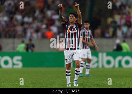 Rio de Janeiro, Brasilien... 17. August 2022. DEUTSCHER CANO von Fluminense während des Spiels zwischen Fluminense und Fortaleza im Rahmen der Copa do Brasil 2022 im Maracana Stadium am 18. August 2022 in Rio de Janeiro, Brasilien. Kredit: Ruano Carneiro/Carneiro Images/Alamy Live Nachrichten Stockfoto