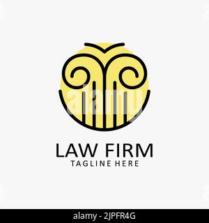 Logo der Sozietät Stock Vektor