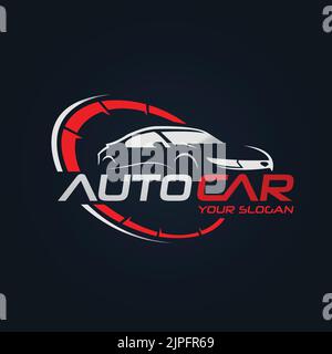 Design Des Automarke-Logos, Vektordesign Des Premium-Automarke-Logos Stock Vektor