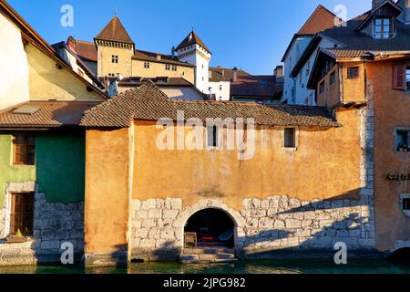 Annecy Haute Savoie Frankreich. Die Altstadt Stockfoto