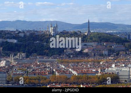 Lyon, notre-dame de Fourvière Stockfoto