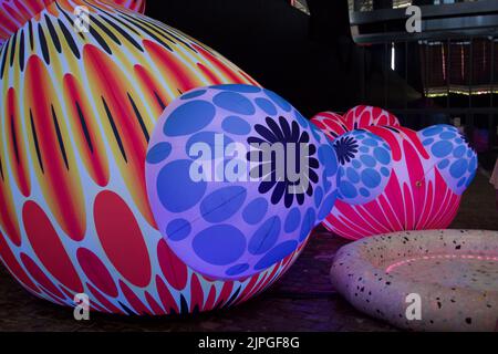 Pop Air Balloon Museum in Paris, zum Beispiel zum Museum mit aufblasbarer Kunst Stockfoto