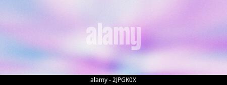 Hellviolett Pink und Blau abstrakter, unscharfer, verlaufender Hintergrund mit weicher, körniger Überlagerung und Pastellfarben Hellviolett-Lavendel-Lila Stockfoto