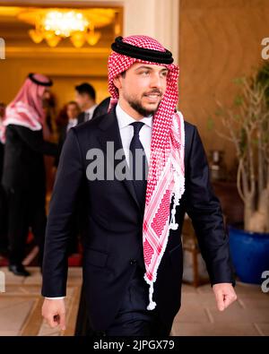 Amman, Jordanien. 17. August 2022. Kronprinz Al Hussein bin Abdullah II in Amman Credit: Royal Hashemite Court/Albert Nieboer/Netherlands OUT/Point de Vue OUT/dpa/Alamy Live News
