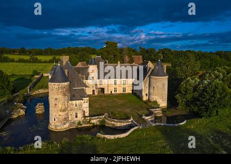 Frankreich, Cher (18), Le Noyer, château de Boucard // Frankreich, Cher (18), Le Noyer, Schloss Boucard Stockfoto