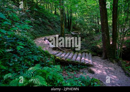 Frankreich, Indre, Crevant, Parelles Park Stockfoto