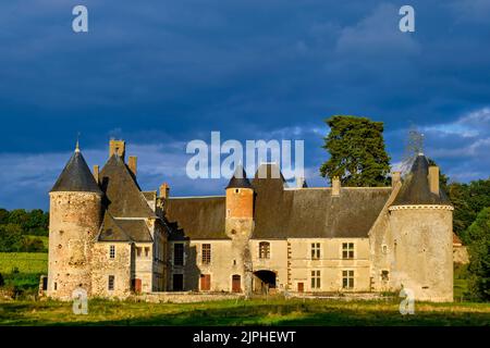 Frankreich, Cher (18), Le Noyer, château de Boucard // Frankreich, Cher (18), Le Noyer, Schloss Boucard Stockfoto