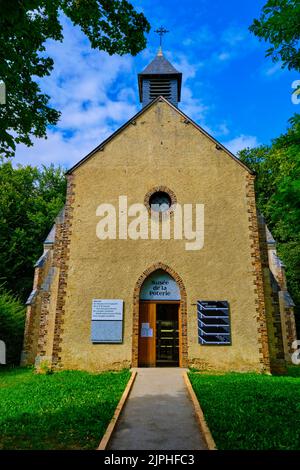 Frankreich, Cher (18), Henrichemont, La Borne, Töpferdorf, Töpfermuseum Stockfoto