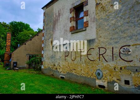 Frankreich, Cher (18), Henrichemont, La Borne, Töpferdorf Stockfoto