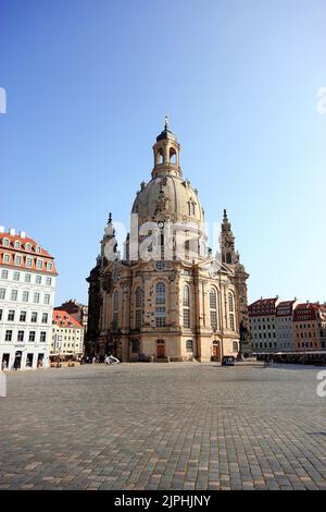 dresden, frauenkirche, neumarkt, dresdens, Frauenkirchen, Neumarktneum Stockfoto