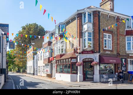 Little Italy Cafe & Deli, Thames Street, Sunbury-on-Thames, Surrey, England, Vereinigtes Königreich Stockfoto