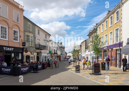 High Street, Braintree, Essex, England, Vereinigtes Königreich Stockfoto