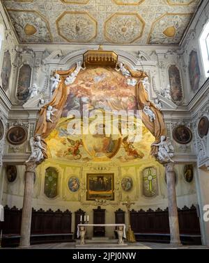 Basilica di Santa Restituta, Neapel Stockfoto