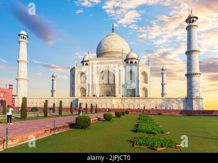 taj mahal, agra, taj Mahals, agras Stockfoto