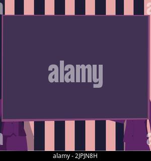 Mann Und Frau In Anzügen, Die Wichtige Informationen Über Das Präsentationboard Präsentieren. Geschäftsmann Und Geschäftsfrau Mit Brille Zeigt Crutial Stock Vektor