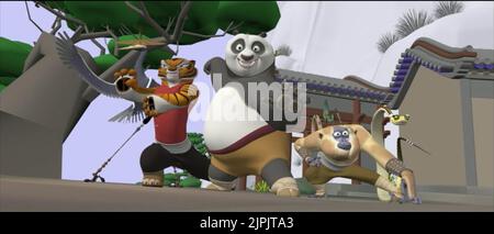 CGI-PROGRESSION (3 VON 4), KUNG FU PANDA 2, 2011 Stockfoto