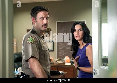 DAVID ARQUETTE, COURTENEY COX, Scream 4, 2011 Stockfoto