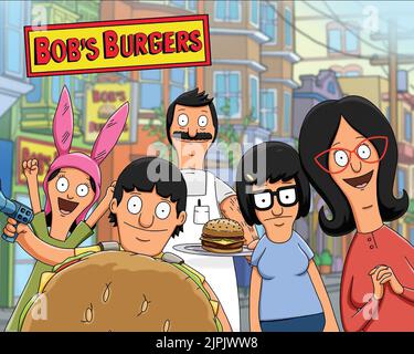 LOUISE, Gen, BOB, TINA, Linda, Bob's Burger, 2011 Stockfoto