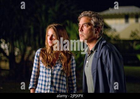 SHAILENE WOODLEY, GEORGE CLOONEY, die nachkommen, 2011 Stockfoto