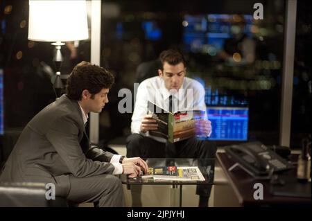 PENN BADGLEY, Zachary Quinto, MARGIN CALL, 2011 Stockfoto