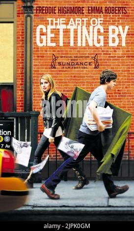 EMMA ROBERTS, Freddie Highmore, Plakat, DIE KUNST DER DURCH, 2011 Stockfoto