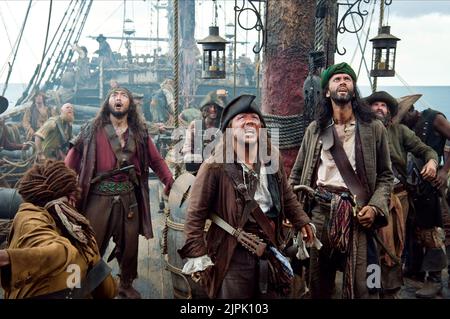 STEPHEN GRAHAM, PAUL BAZELY, PIRATEN DER KARIBISCHEN MEERE: On Stranger Tides, 2011 Stockfoto