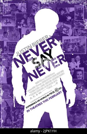 JUSTIN BIEBER, JUSTIN BIEBER: NEVER SAY NEVER, 2011 Stockfoto