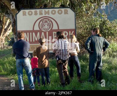 DAMON,JONES,FORD,FUGIT,JOHANSSON,MACFADINEN, WIR KAUFTEN EINEN ZOO, 2011 Stockfoto