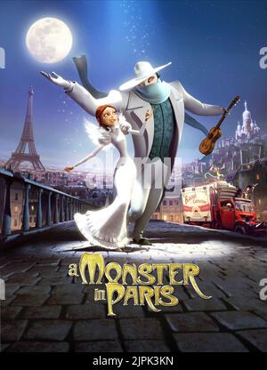 LUCILLE FRANCOEUR, Poster, ein Monster in Paris, 2011 Stockfoto