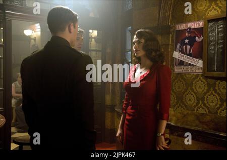 CHRIS EVANS, Hayley Atwell, Captain America: Der erste Rächer, 2011 Stockfoto