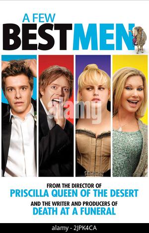 XAVIER SAMUEL, KRIS MARSHALL, REBEL WILSON, OLIVIA NEWTON-JOHN POSTER, EIN PAAR BESTE MÄNNER, 2011 Stockfoto