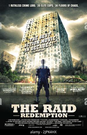 IKO UWAIS-POSTER, THE RAID, 2011 Stockfoto