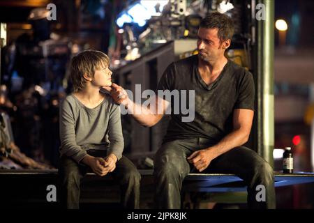 DAKOTA GOYO, Hugh Jackman, Stahl, 2011 Stockfoto